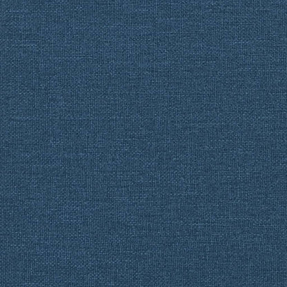 Elektrisk Massagefåtölj Blå med fotstöd tyg