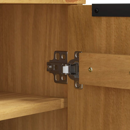 Skoställ Trä Skoskåp FLAM 59,5x35x107 cm massiv furu