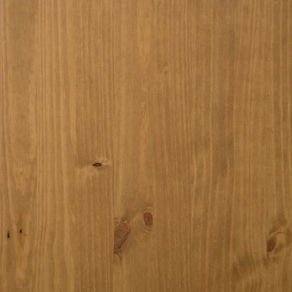 TV-Möbel Trä TV-Bänk med glasdörr FLAM 158x40x50 cm massiv furu