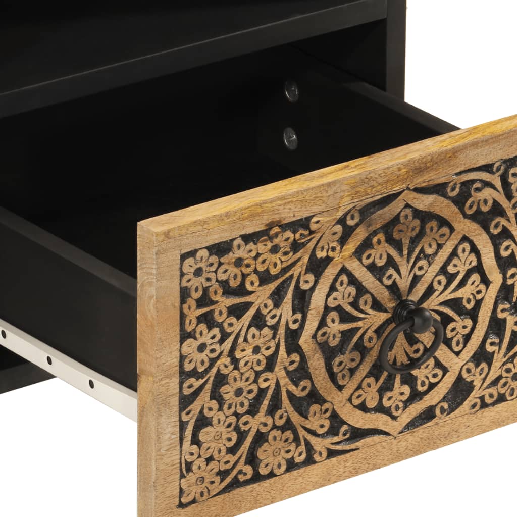 TV-Möbel Trä TV-Bänk 70x33x46 cm massivt mangoträ