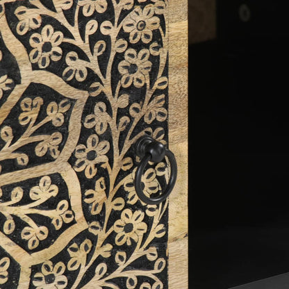 Soffbord Trä 80x50x40 cm massivt mangoträ