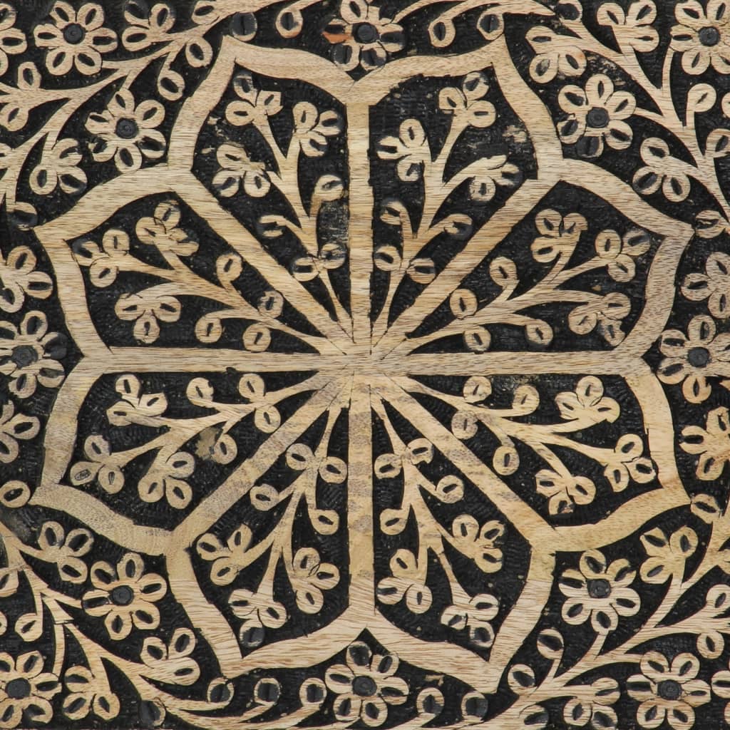 Soffbord Trä 80x50x40 cm massivt mangoträ