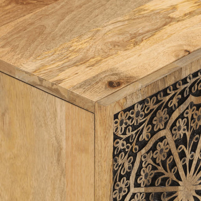 TV-Möbel Trä TV-Bänk 80x31x46 cm massivt mangoträ