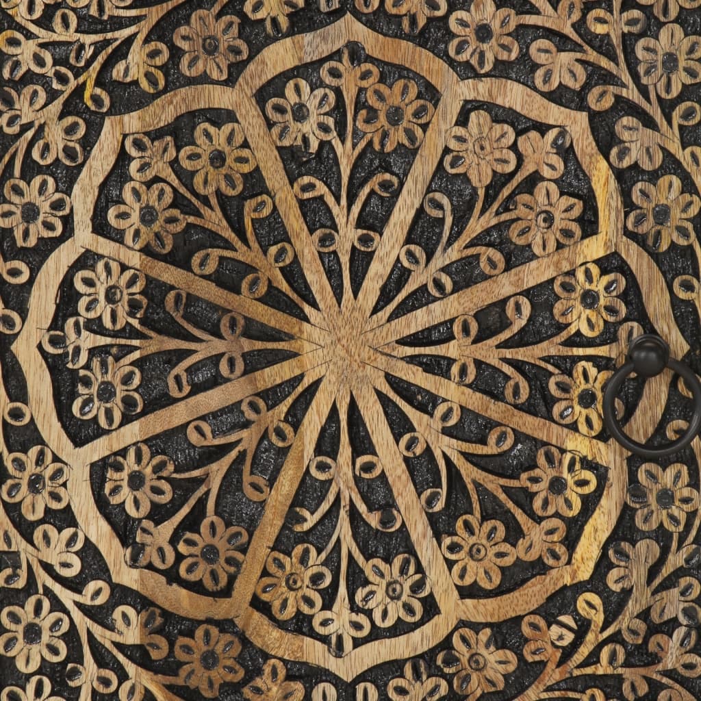 TV-Möbel Trä TV-Bänk 80x31x46 cm massivt mangoträ