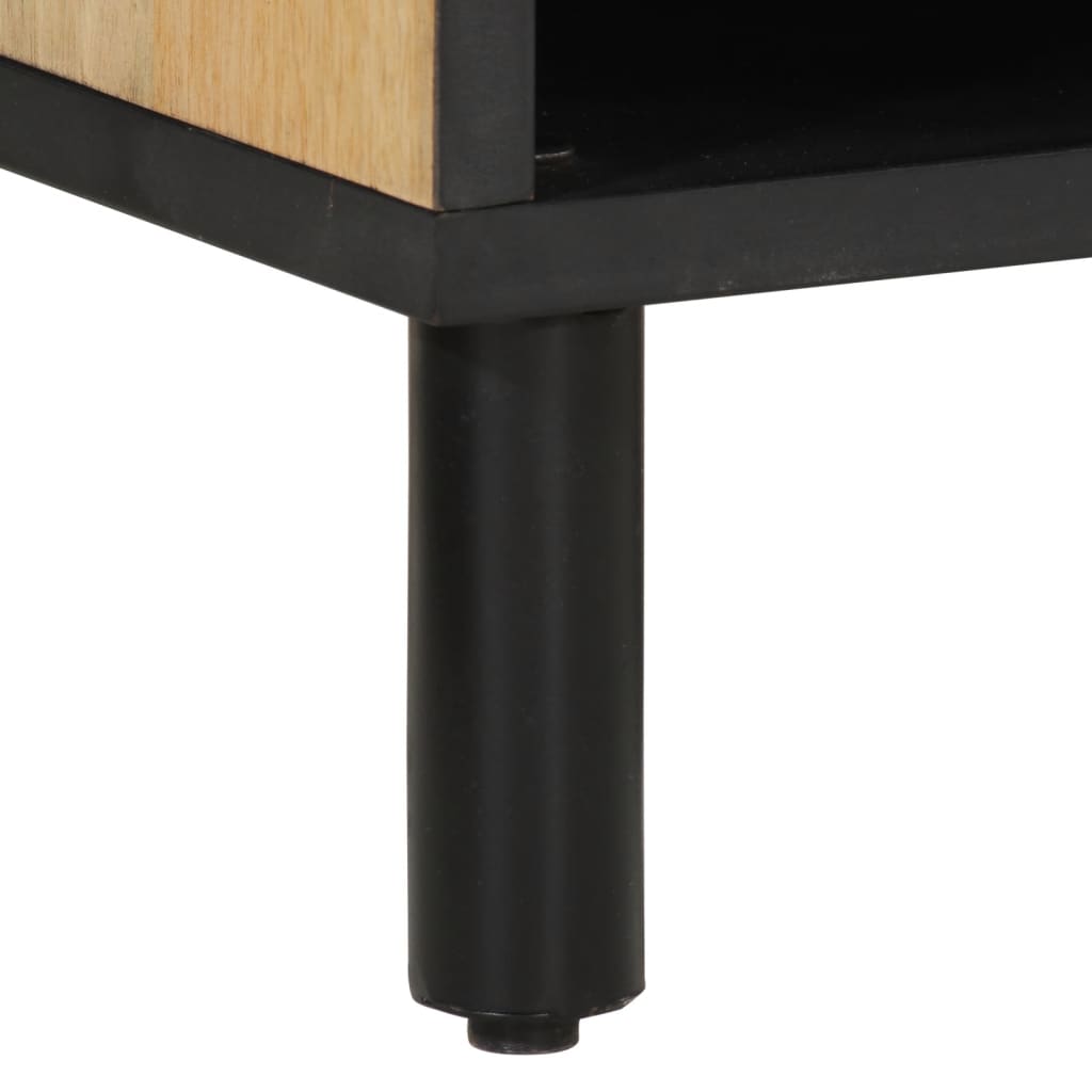 TV-Möbel Trä TV-Bänk 80x33x46 cm massivt mangoträ