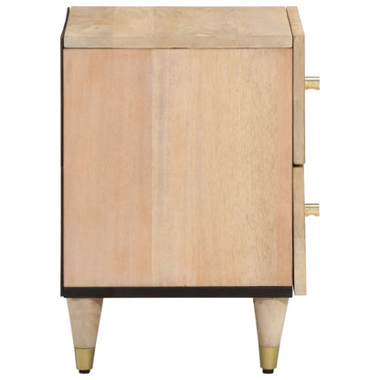 Sängbord Nattduksbord Tre 40x33x46 cm massivt mangoträ