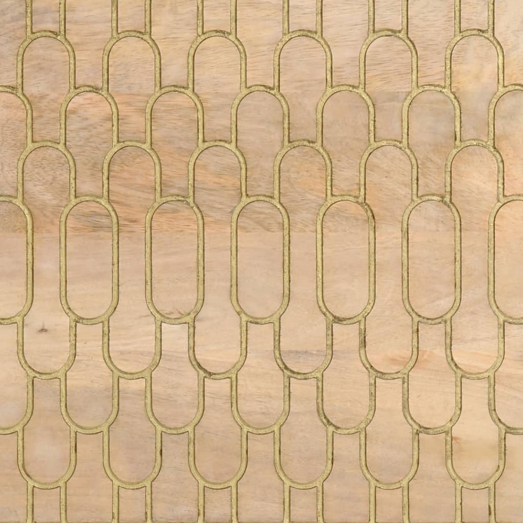 Sängbord Nattduksbord Tre 40x33x46 cm massivt mangoträ