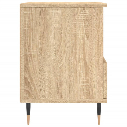 Sängbord 2 st sonoma-ek 40x35x50 cm konstruerat trä