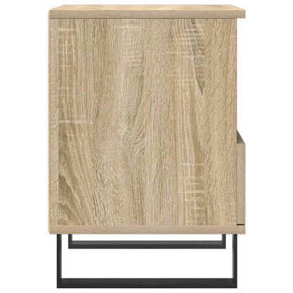 Sängbord 2 st sonoma-ek 40x35x50 cm konstruerat trä