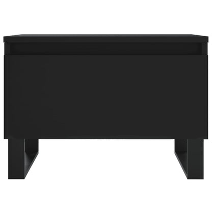 Soffbord Svart 2 st 50x46x35 cm