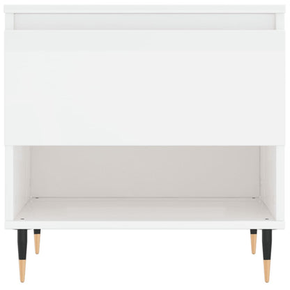 Sidobord Högglans Vit 2 st 50x46x50 cm