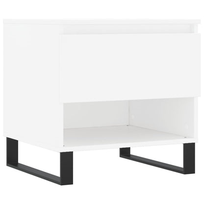 Sidobord Vit 2 st 50x46x50 cm
