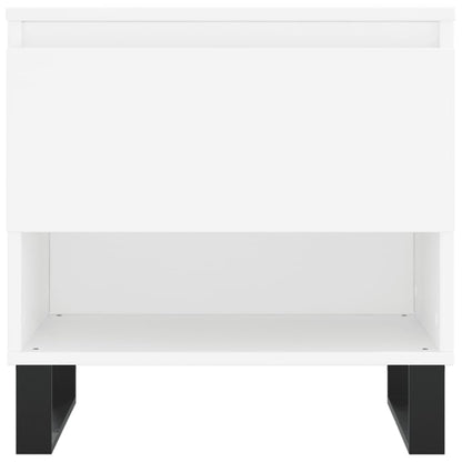 Sidobord Vit 2 st 50x46x50 cm