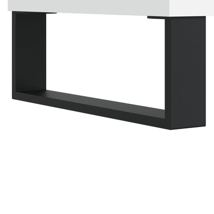 Sidobord Högglans Vit 2 st 50x46x50 cm
