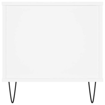 Soffbord vit 90x44,5x45 cm konstruerat trä