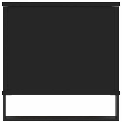 Soffbord svart 90x44,5x45 cm konstruerat trä