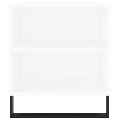 Soffbord vit 102x44,5x50 cm konstruerat trä