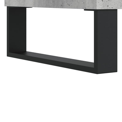 Soffbord betonggrå 102x44,5x50 cm konstruerat trä