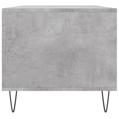Soffbord betonggrå 90x49x45 cm konstruerat trä