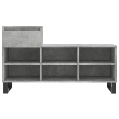 Skoställ Betonggrå Skoskåp 102x36x60 cm