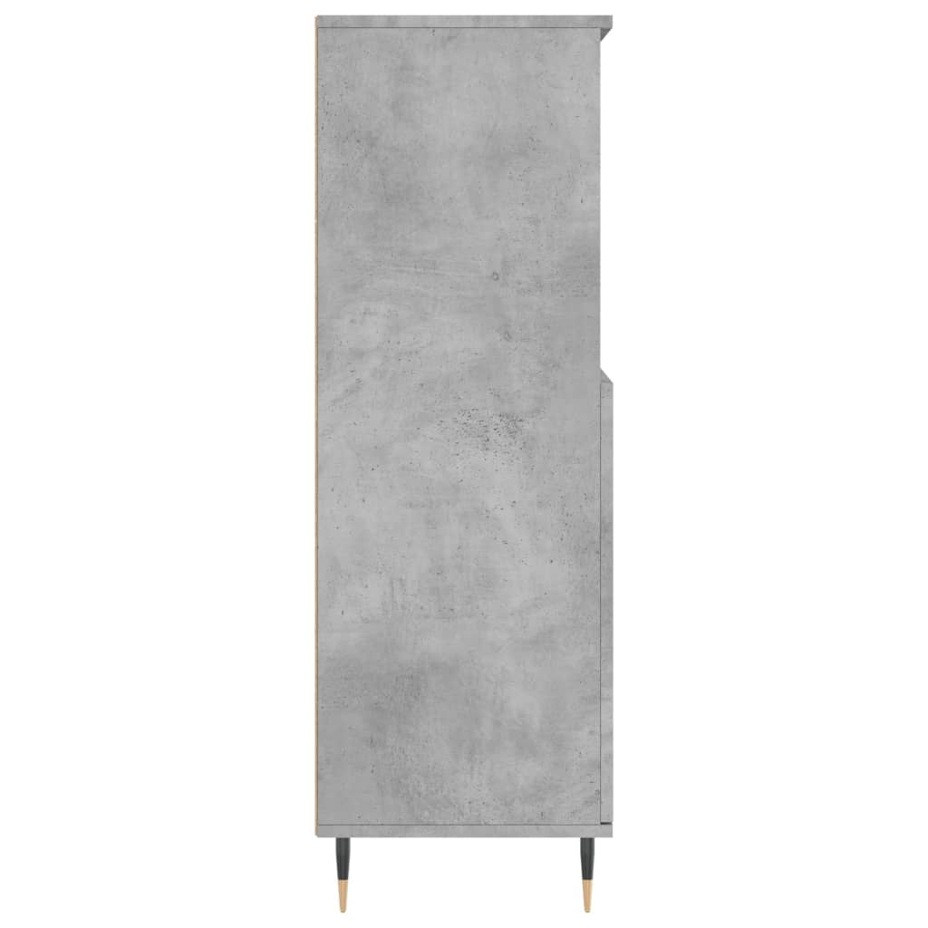 Skåp Betonggrå 60x36x110 cm
