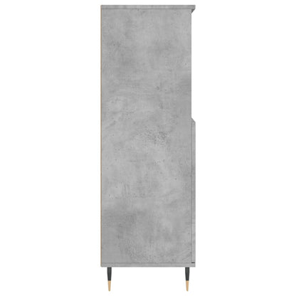 Skåp Betonggrå 60x36x110 cm