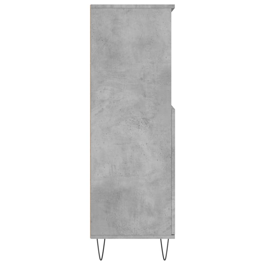 Skåp Betonggrå 60x36x110 cm