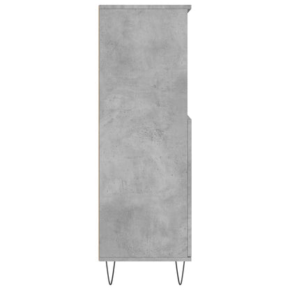 Skåp Betonggrå 60x36x110 cm