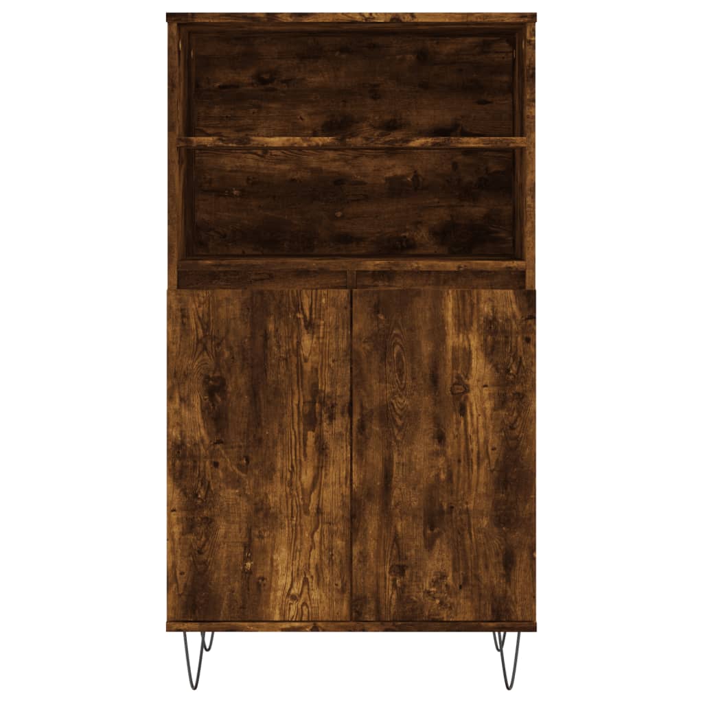 Skåp Rökfärgad Ek 60x36x110 cm