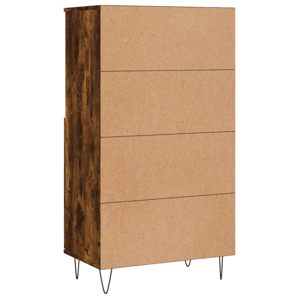 Skåp Rökfärgad Ek 60x36x110 cm
