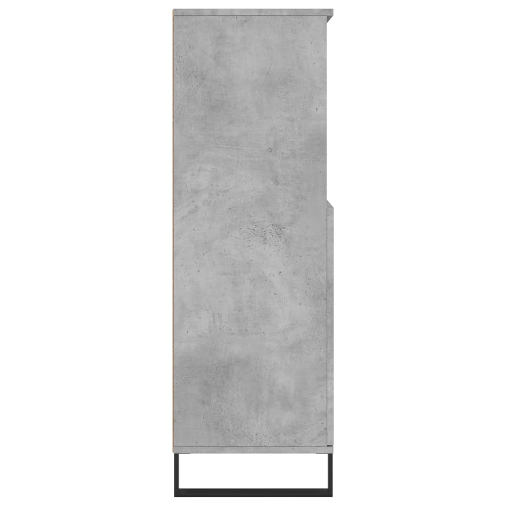 Skåp Betonggrå 60x36x110 cm