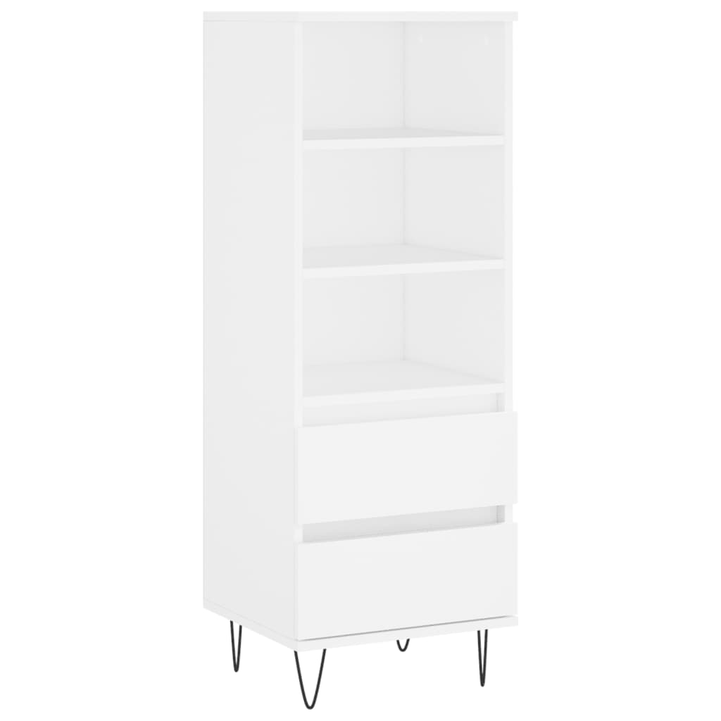 Skåp Vit 40x36x110 cm