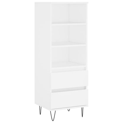 Skåp Vit 40x36x110 cm