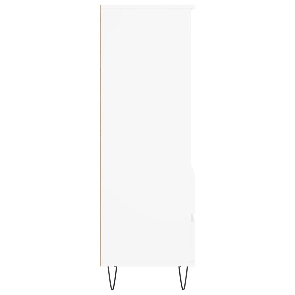 Skåp Vit 40x36x110 cm