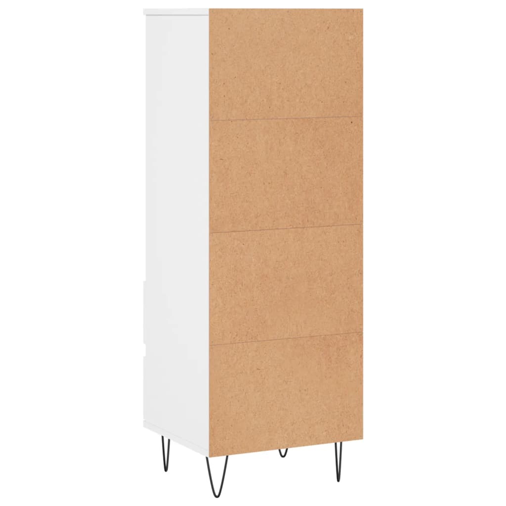 Skåp Vit 40x36x110 cm