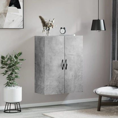 Väggskåp Betonggrå 69,5x34x90 cm