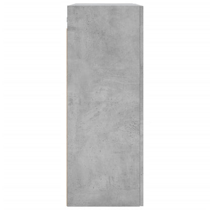 Väggskåp Betonggrå 69,5x34x90 cm