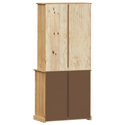 Skåp Trä VIGO 80x40x176 cm massiv furu