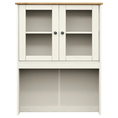 Skåp Vit VIGO 80x40x176 cm massiv furu