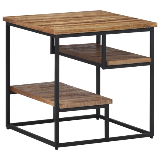 Sidobord Trä 50x50x50 cm massiv återvunnen teak