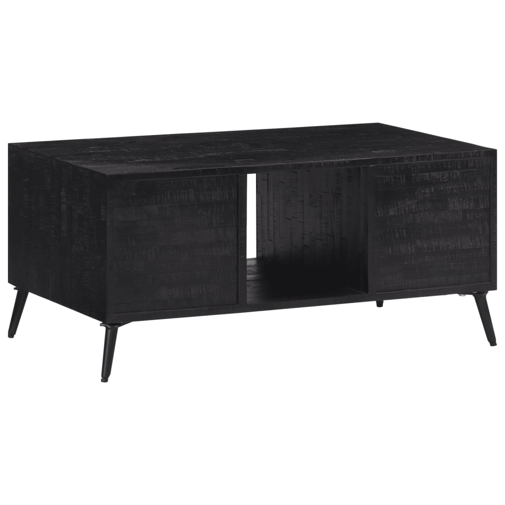 Soffbord Trä 90x50x41 cm massiv återvunnen teak