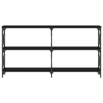 Avlastningsbord Konsollbord Svart 156x28x80,5 cm