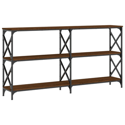 Avlastningsbord Konsollbord Brun Ek 156x28x80,5 cm