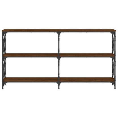 Avlastningsbord Konsollbord Brun Ek 156x28x80,5 cm