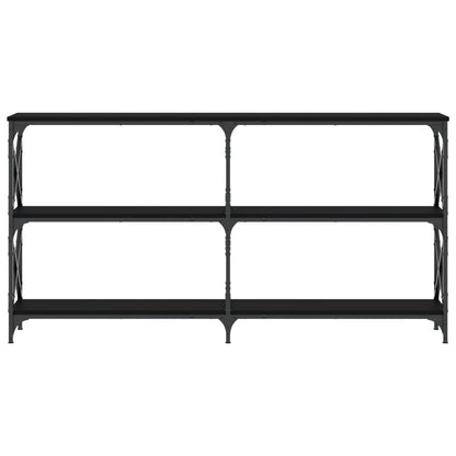 Avlastningsbord Konsollbord Svart 200x28x80,5 cm