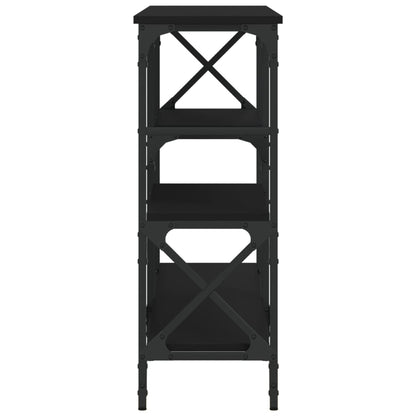 Avlastningsbord Konsollbord Svart 150x29x76,5 cm