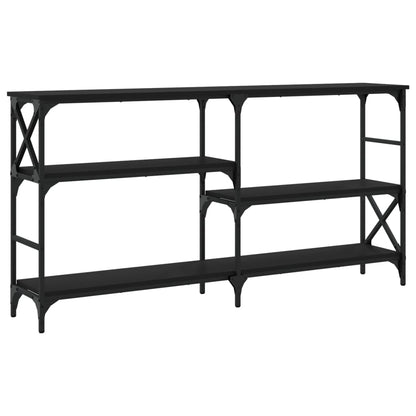 Avlastningsbord Konsollbord Svart 150x29x76,5 cm