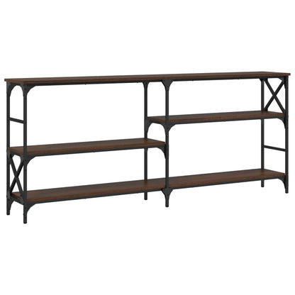 Avlastningsbord Konsollbord Brun Ek 180x29x76,5 cm