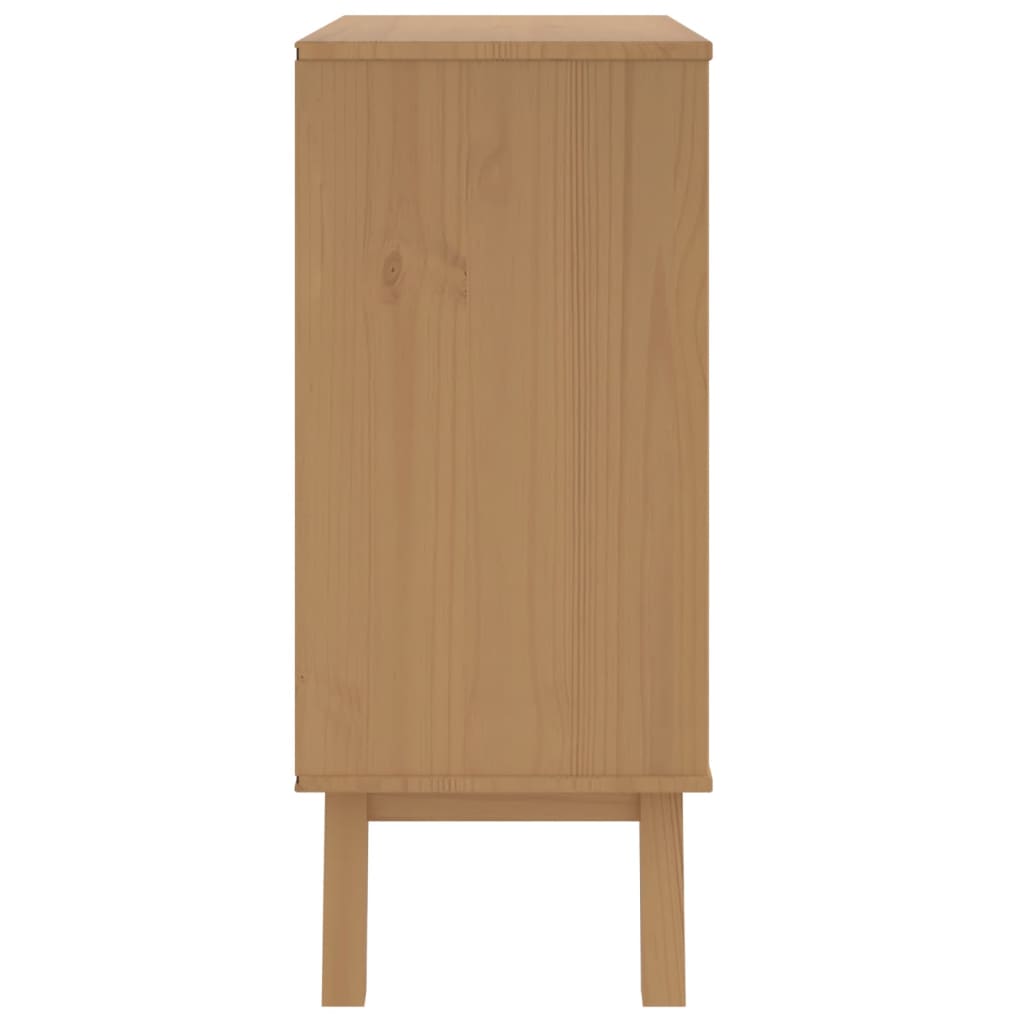 Byrå Brun OLDEN massiv furu