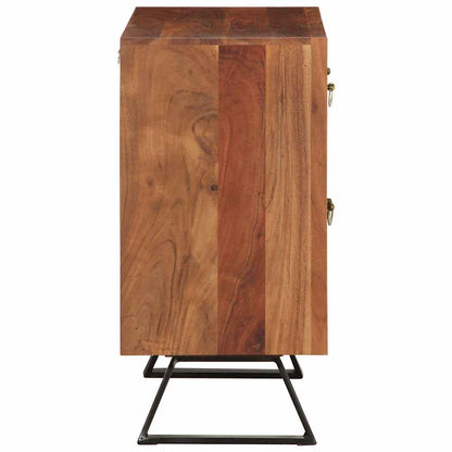 Byrå Honungsbrun 70x35x70 cm massivt akaciaträ